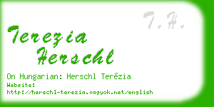 terezia herschl business card